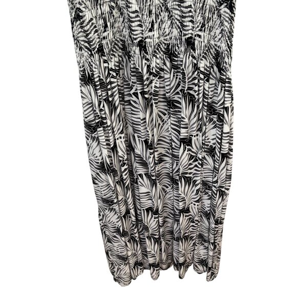 Tybee Island Women's Sundress Size S/M Black & White Side Pockets - Picture 5 of 8